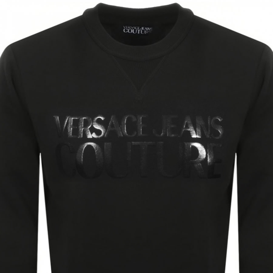 Alternative Image for ProductVersace Jeans Couture Logo Sweatshirt Black2